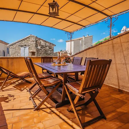 Maison En Pierre Avec Bassin La Bastide-dʼEngras